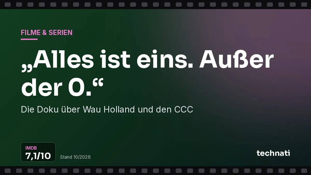 „Alles ist eins. Außer der 0.“: Die Doku über Wau Holland und den CCC