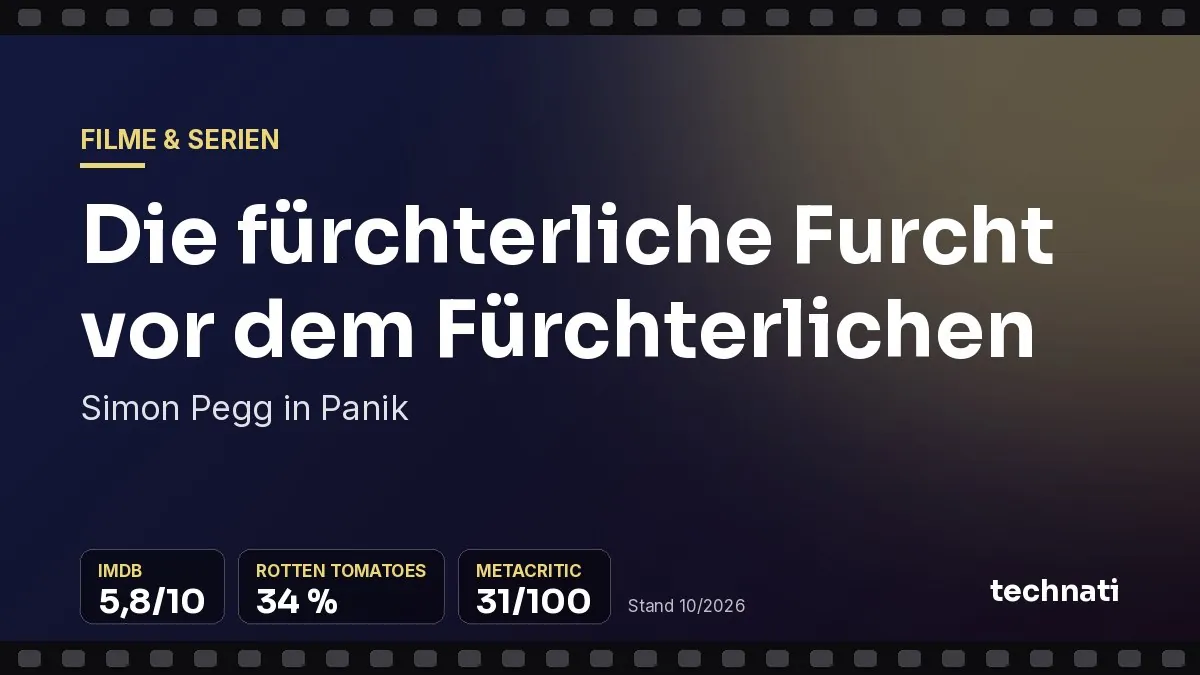 Die fürchterliche Furcht vor dem Fürchterlichen: Simon Pegg in Panik