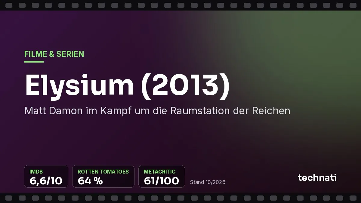 Elysium (2013): Matt Damon im Kampf um die Raumstation der Reichen