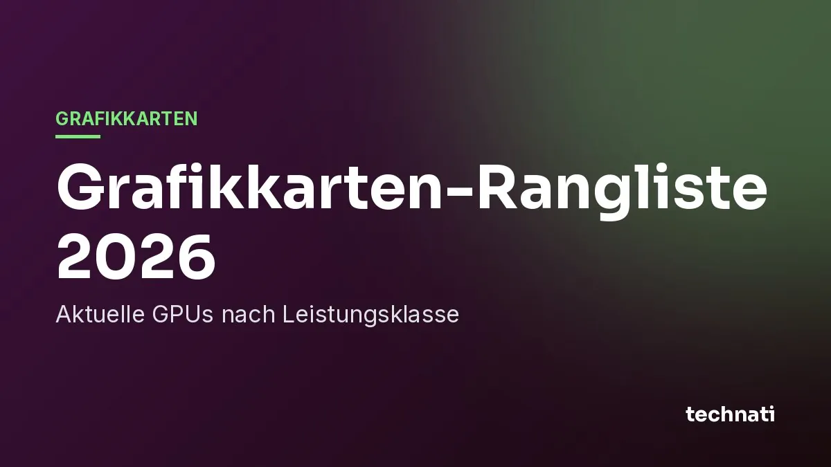 Grafikkarten-Rangliste 2026: Aktuelle GPUs nach Leistungsklasse